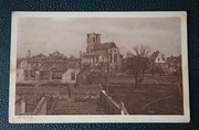 Belgia Herlies zniszczenia po walkach pod Neuve Chapelle I wś. 1915 rok