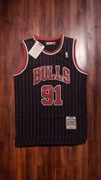 Dennis Rodman jersey M NBA Chicago Bulls czarna Mitchell Ness koszulka kosz