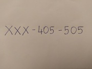 zestaw 4x złoty numer xxx-405-505 prepaid