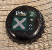 Kapsel Licher Cola butelkowane Niemcy 