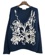 SWETER PREMIUM Z HAFTEM WEŁNA