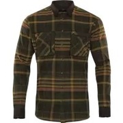 Koszula Härkila Pajala LS - Zielonybrązowy