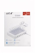 Stacja ładująca SooPii CS60 – 6-portowa ładowarka PD USB-C