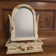 Vintage-Drewniana toaletka z lat 90-tych 