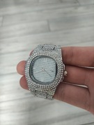 Zegarek ice diamentowy luksusowy elegancki y2k 