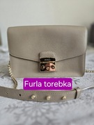 FURLA skórzana torebka Premium Made in Italy na ramię i do ręki