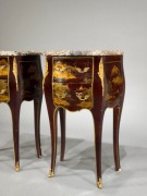Para stolików nocnych  w stylu Chinoiserie Francja ok. 1930 r