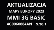 Aktualizacja map MMI 3G Basic - 5.36.1 - 2023
