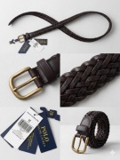 Pasek pleciony Polo Ralph Lauren Fall Havanna 28