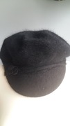 beret moher z daszkiem ,kaszkiet r.54 cm