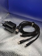 Ładowarka Essager 20W GaN PD+Kabel 3w1–szybkie ładowanie iPhone itp