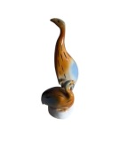 PORCELANOWA FIGURKA PTAKÓW HOLLOHAZA  vintage retro prl