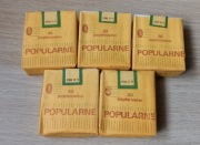 Papierosy Popularne z PRL- 5 paczek