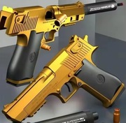 FIDGET TOY PISTOLET BLASTER DESERT EAGLE GOLD