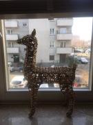 Renifer LED, złoty, super cena