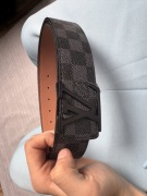 Pasek Lv Louis vuitton czarny unisex 120 cm 
