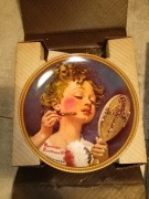 Talerz Knowles Making Belive at the Mirror Norman Rockwell