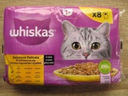 Karma Whiskas Drobiowa Uczta, sos, 8x85 g, nowe, ważne do 18.08.2027