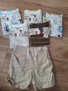 Zestaw ubrań chlopiecych rozm 122-128 Lupilu Pure Collection 6pak