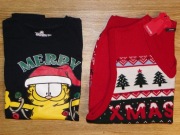 Koszulka Męska Garfield + Kamizelka Christmas