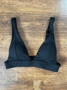 Czarna góra od stroju kąpielowego push up 34 XS regulowany stanik kostium