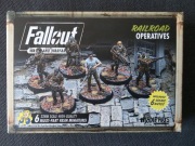 Fallout:Wasteland Warfare  - Railroad: Operatives, bez figurki Deacona