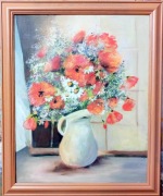 Obraz "maki w wazonie"