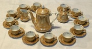 Porcelanowy serwis do kawy na 12 os. Włocławek PRL