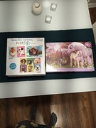 Zestaw puzzli. 2 pudełka