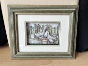 Obraz 3D Matthew Lenz Vintage Shadowbox Gęsi