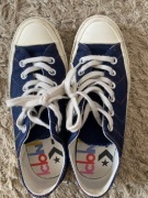 Converse trampki granatowe
