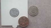 2 grosze AL,5 groszy B,20 groszy MN z 1949 roku