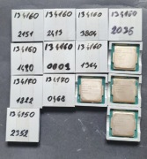 Zestaw 14 szt procesorów I3 4150/4160/4170