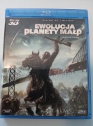 EWOLUCJA PLANETY MAŁP (BLU-RAY 3D+2D) POLSKIE WYDANIE