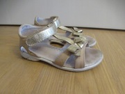 Kornecki 26 złote skóra naturalna sandałki