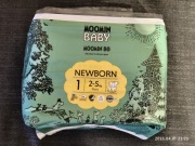 Pieluszki Eko Moomin Baby 1 Newborn 2–5 kg 250 szt - 10x25 szt