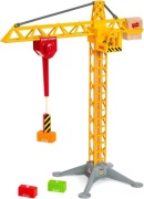 BRIO World 33835 Duży dźwig budowlany ze światłem
