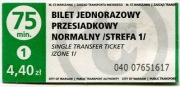 ZTM Warszawa - bilet przesiadkowy