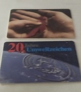 Dwie karty telefoniczne Niemcy 