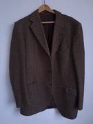 marynarka w jodełkę wełniana (styl lata 80-te)