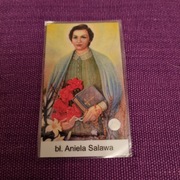 Obrazek z relikwią bł.Aniela Salawa.Patronka służących,studentów oraz nieul