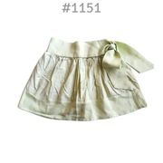 Spódnica KUTE 1,5-2lata 92cm 18-24msc jasnozielona z wiązaną kokardą 