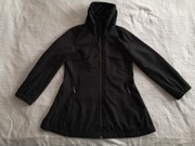 Czarna elegancka kurtka w panterkę cętki płaszcz Estelle 38 jak nowa nowy