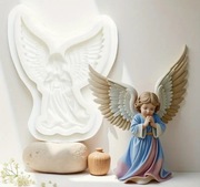 Anioł forma na urodziny lub każdą okazję ślub chrzest i róże 