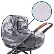 Folia przeciwdeszczowa do wózka głębokiego z włókniną filtrującą F7