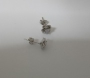 Delikatne kolczyki w srebrnym kolorze 