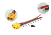 XT60 XT-60 konektor z kablem 10cm ŻEŃSKI