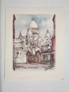 PARYŻ Bazylika Najświętszego Serca mini karnet