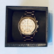 Damski Zegarek Michael Kors Chronograph MK5263 Złoty Chronograf z Blaskiem