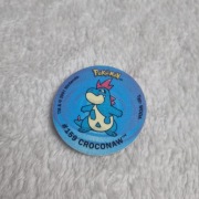 Pokémon Zapper Tazo Lay's 2001 – CROCONAW #159 (No. 13 Plastikowy Zbijak)